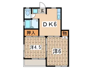 ハイネス大沢【2階】の間取り