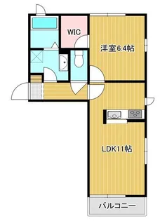 パレドールA【1階】の間取り