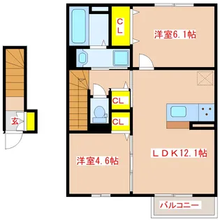 Konnforuta Koro【2階】の間取り