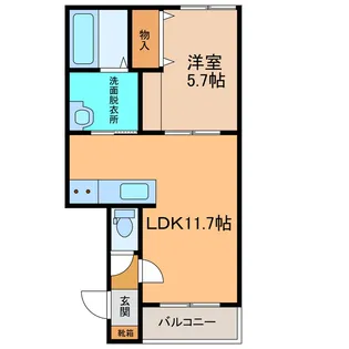 Estela(エステラ)【3階】の間取り