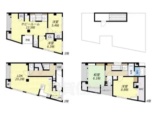 行旨ビル【3階】の間取り