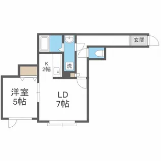 グッドライト月寒東【2階】の間取り