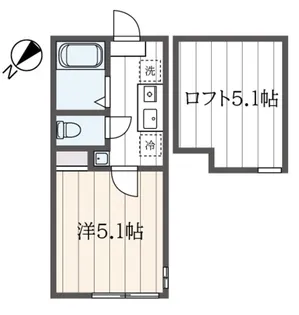 コリーナ羽沢【2階】の間取り