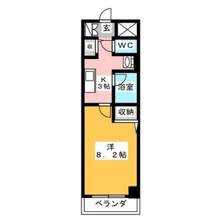 サンガーデン五才美【4階】の間取り