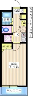リヴェール長津田【3階】の間取り