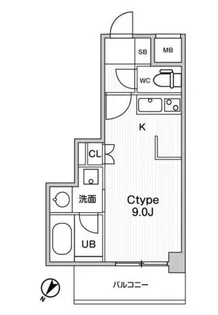 JMF Residence【4階】の間取り