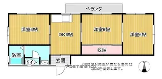 グランシエル秋月(第二永和ハイツ)【2階】の間取り