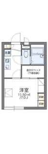 レオパレスエスペランサC【2階】の間取り