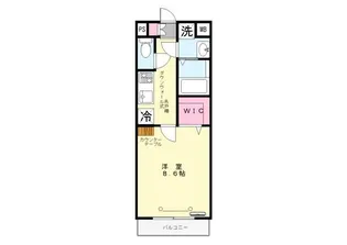 Villa Alto【2階】の間取り