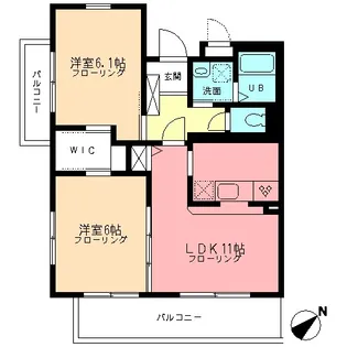 メゾン アルシオネ【3階】の間取り