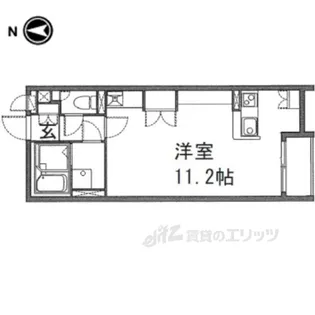 レオネクストノースブリッジ三山【2階】の間取り