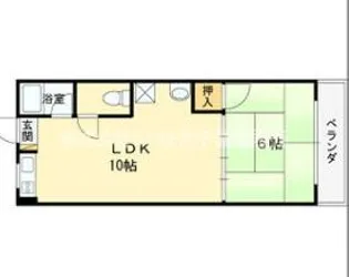 有楽荘【1階】の間取り