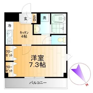 高島平コロナハイツ【1階】の間取り