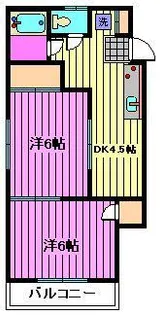 メゾンドトキワ【1階】の間取り