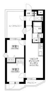 FLREED烏山【4階】の間取り