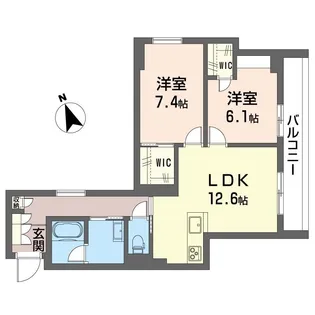 エフボーテ【2階】の間取り