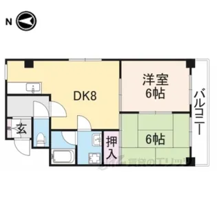 シルバン吉祥院【4階】の間取り