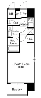 Collina【7階】の間取り