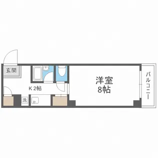 ユーハイツ日本橋【6階】の間取り