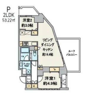 Garden Xavis不動前【5階】の間取り