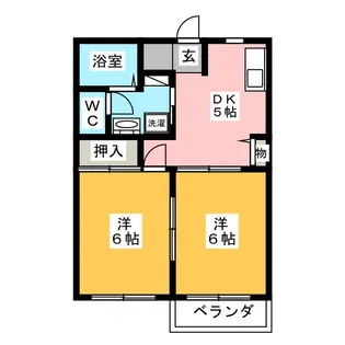 東洋ハイツ【2階】の間取り