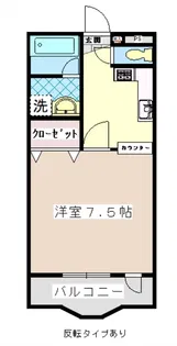 スチューデント スイート【5階】の間取り