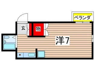 PATIO川名【4階】の間取り