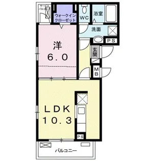 メゾン・ド・シエル【2階】の間取り