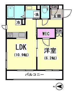 リビオンIII【3階】の間取り