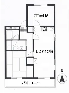 静山ハイツ【3階】の間取り