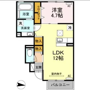 サンサン【1階】の間取り