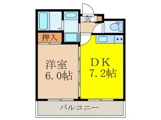 第5浦濱ビレッジ【3階】の間取り
