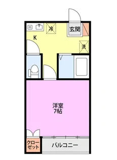 SAJA-Cherryfield【1階】の間取り