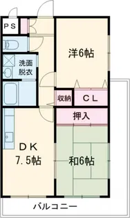 レジデンス本町【2階】の間取り