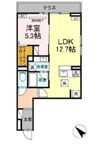 トワイライトステイツ【3階】の間取り
