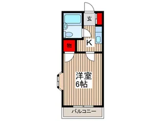 グリ-ンパ-クハイム【2階】の間取り