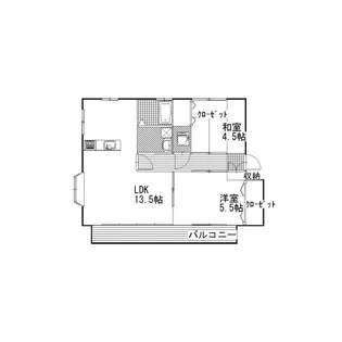 コンチネンタル【3階】の間取り