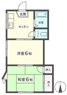 メゾン境 B棟【2階】の間取り