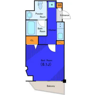 東京都品川区戸越4【マンション】の間取り