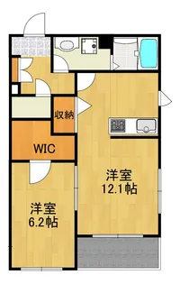 グロリアコート【1階】の間取り