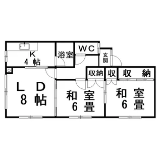 多田マンション【1階】の間取り
