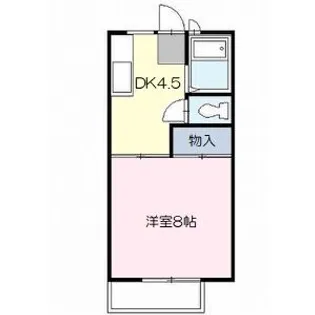 ハイツブルーメ【2階】の間取り