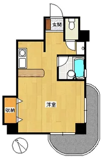 キャッスル水前寺【4階】の間取り