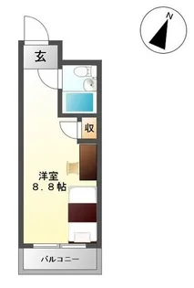 Kanon Sendai(カノン センダイ)【2階】の間取り