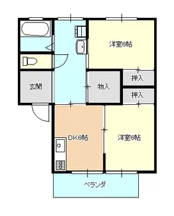 タウンホーム西原5【2階】の間取り