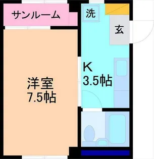 ハイムHK【2階】の間取り