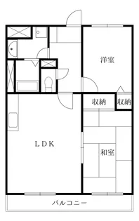 徳島県徳島市福島2【マンション】の間取り