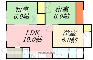 アクアマリン松陰【2階】の間取り