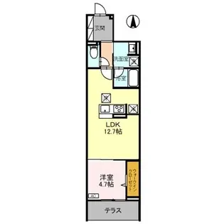 TORISIAS東宿郷【1階】の間取り