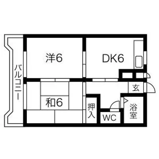 栄サンハイツ【3階】の間取り